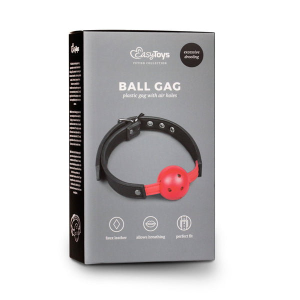 Ball Gag With Pvc Red Gags