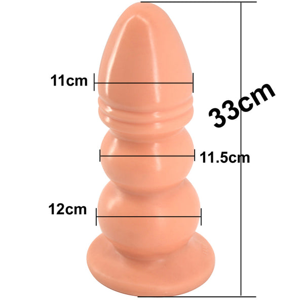 Huge Anal Plug Flesh Non Vibrating Butt Plugs
