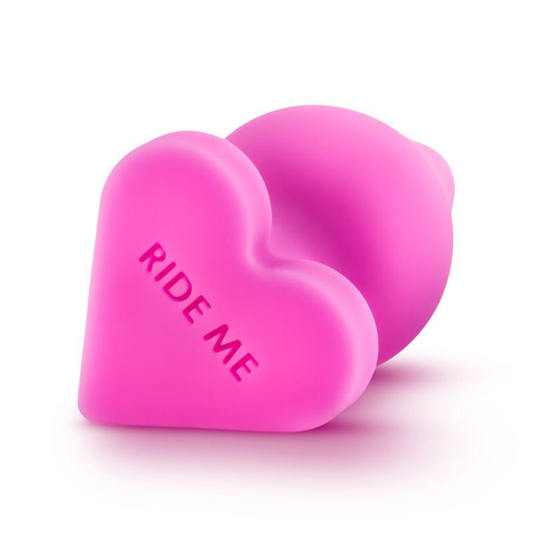 Naughtier Candy Heart Ride Me Non Vibrating Butt Plugs