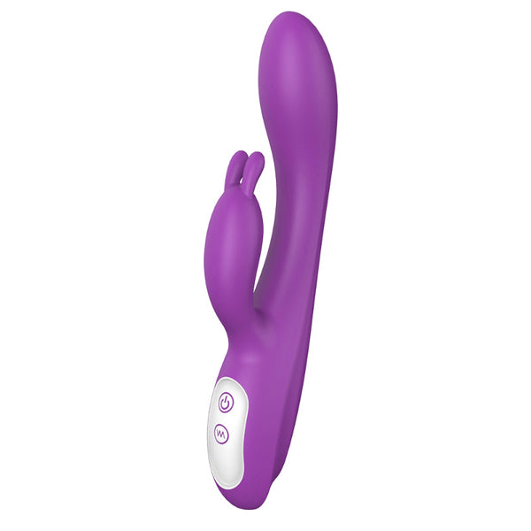 Naughty Heating Rabbit  Purple Dildos