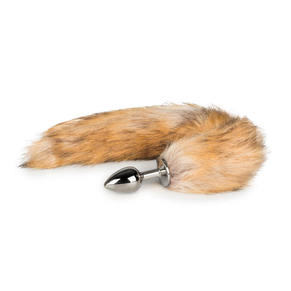 Fox Tail No. 1 Silver Plug Butt Plug Tails