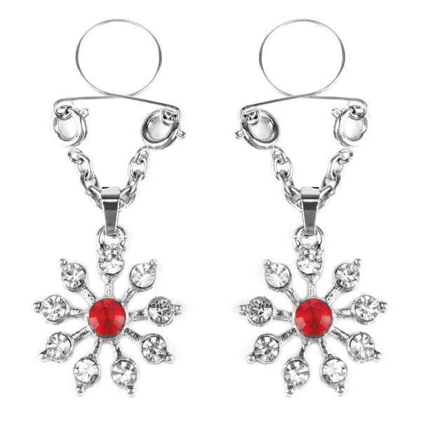 Ruby And Diamond Star Nipple Jewellery  Clothing