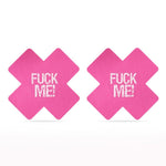 Fuck Me Cross Pattern Nipple Pasties Twin Pk Other Erotic Clothing