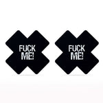 Fuck Me Cross Pattern Nipple Pasties Twin Pk Other Erotic Clothing
