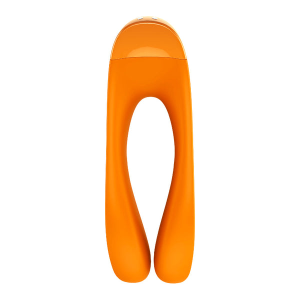 Satisfyer Candy Cane Finger Vibe Orange Classic s