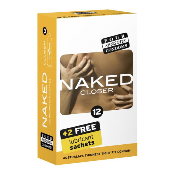 Four Seasons Naked Closer Condom 12 Pc Latex