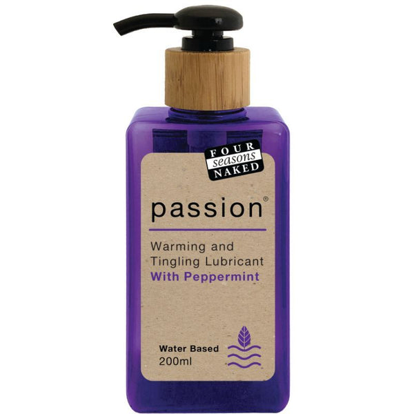 Four Seasons Passion Peppermint Lube 200Ml Lubricants