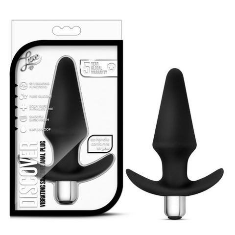Luxe Discover Black Non Vibrating Butt Plugs