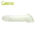 Almighty Ribbed sheath 18Cm  & Ball Toys