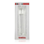 Glass Romance 1 Clear 7In Realistic Dildos