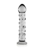 Glass Romance 2 Clear 7In Realistic Dildos