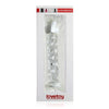 Glass Romance 2 Clear 7In Realistic Dildos