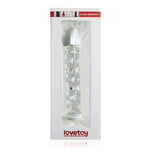 Glass Romance 2 Clear 7In Realistic Dildos