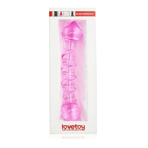 Glass Romance 5 Clear 7In Realistic Dildos