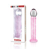 Glass Romance 7 Blue 7.5In Realistic Dildos