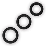 Silicone 3 Pc  Ring Set  Rings