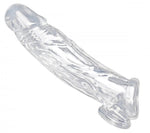 Realistic Clear Penis Enhancer And Ball Stretcher