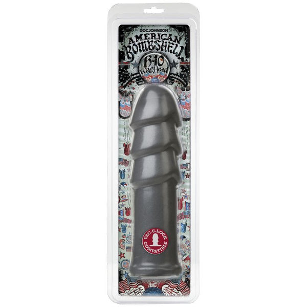 B 10 Warhead 10In Anal Dildo Gun Metal Dildos