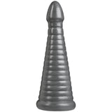 Rockeye 11In Anal Dildo Gun Metal Dildos