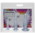 Anal Initiation Kit Clear Non Vibrating Butt Plugs