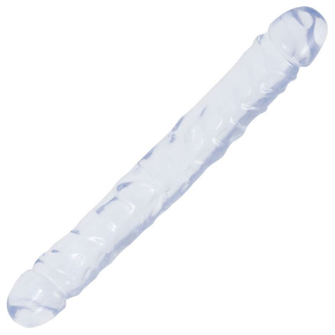 12 In Jr. Double Dong Clear Double Ended Dildos
