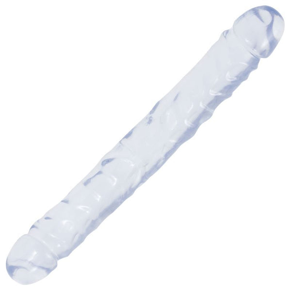 12 In Jr. Double Dong Clear Double Ended Dildos