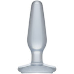 Medium Butt Plug Clear Non Vibrating Butt Plugs