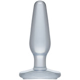 Medium Butt Plug Clear Non Vibrating Butt Plugs