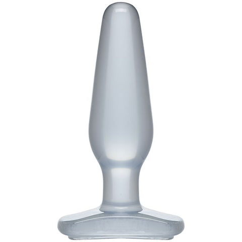 Medium Butt Plug Clear Non Vibrating Butt Plugs