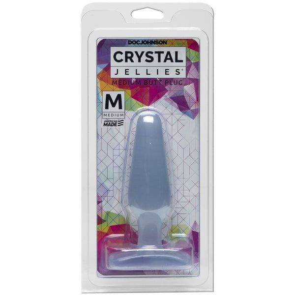 Medium Butt Plug Clear Non Vibrating Butt Plugs