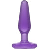 Medium Butt Plug Purple Non Vibrating Butt Plugs
