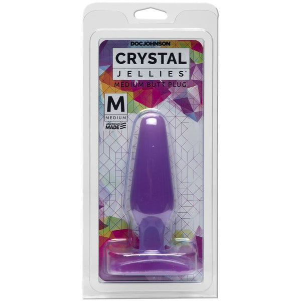 Medium Butt Plug Purple Non Vibrating Butt Plugs