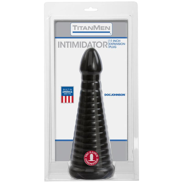 Intimidator Black Non Vibrating Butt Plugs