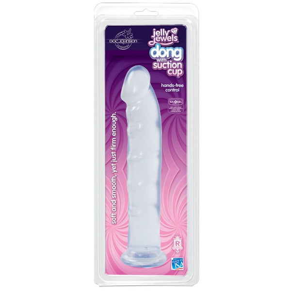 Dong With Suction Cup Diamond Non Vibrating Butt Plugs