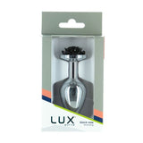 Black Rose 3In Metal Butt Plug Non Vibrating Butt Plugs
