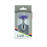 Purple Rose 3In Metal Butt Plug Non Vibrating Butt Plugs
