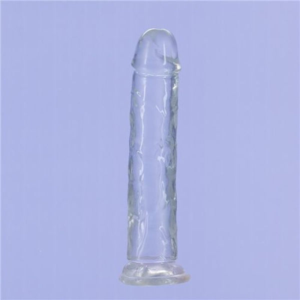 Crystal Dildo Straight 7In Or 9In Clear Dong Realistic Dildos