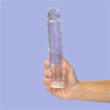 Crystal Dildo Straight 9In Clear Dildos