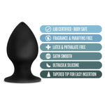 Anal Adventures Platinum Silicone Stout Plug Large Non Vibrating Butt Plugs