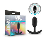 Anal Adventures Platinum Silicone Vibra Slim Plug Medium Non Vibrating Butt Plugs