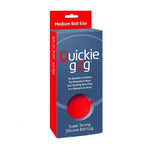 Quickie Gag Medium Ball Red Gags
