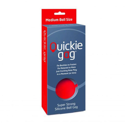 Quickie Gag Medium Ball Red Gags