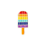 Brooches Veile Studios Six Colour Rainbow Corsage Metal Badge Brooch Pin Coat Accessories Jewelry Female