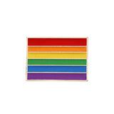 Brooches Veile Studios Six Colour Rainbow Corsage Metal Badge Brooch Pin Coat Accessories Jewelry Female
