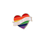 Brooches Veile Studios Six Colour Rainbow Corsage Metal Badge Brooch Pin Coat Accessories Jewelry Female