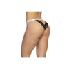 Lace Keyhole V Back Pantie Black Erotic Panties