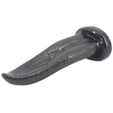 Tongue Shape Anal Plug Black Non Vibrating Butt Plugs