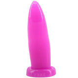 Tongue Shape Anal Plug Black Non Vibrating Butt Plugs