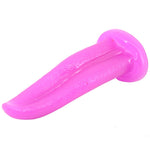 Tongue Shape Anal Plug Black Non Vibrating Butt Plugs