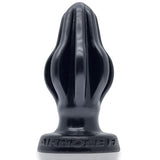 Airhole 1 Finned Buttplug Black Non Vibrating Butt Plugs